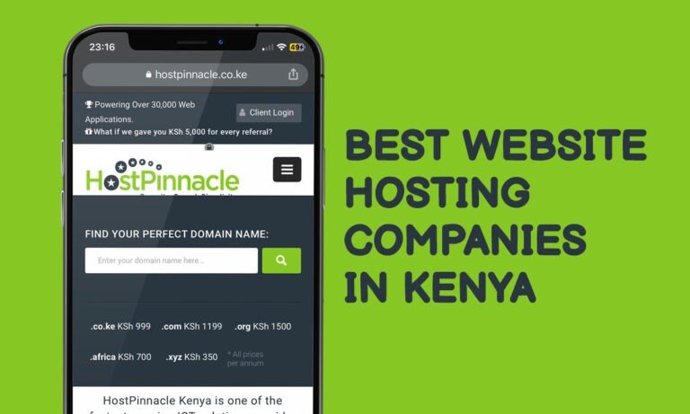 The best web hosting companies in Kenya