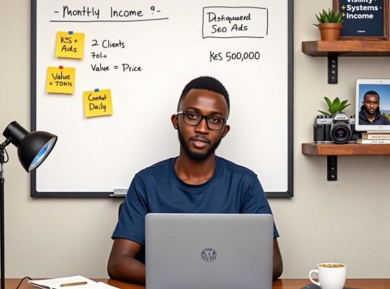 How to Make KES 50,000/Month as a Web Designer in Kenya: A Practical Roadmap