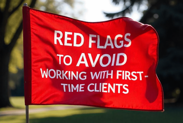 Red Flags to Avoid When Working with First-Time Clients