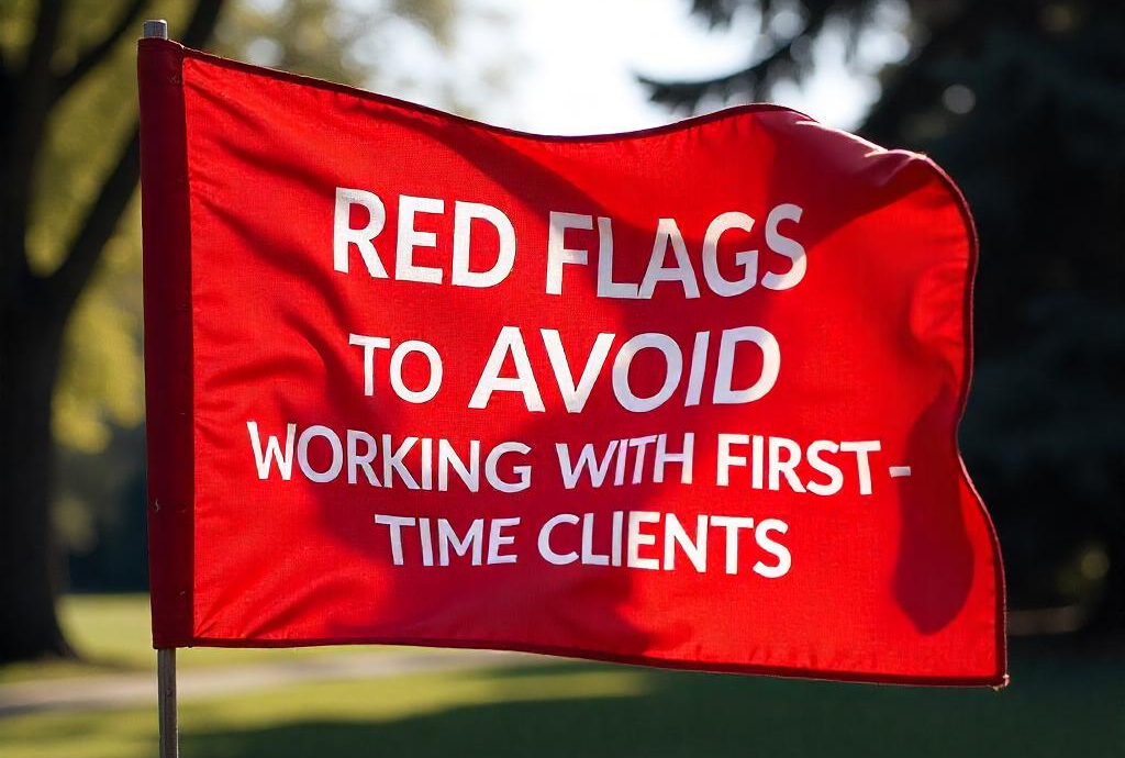 Red Flags to Avoid When Working with First-Time Clients